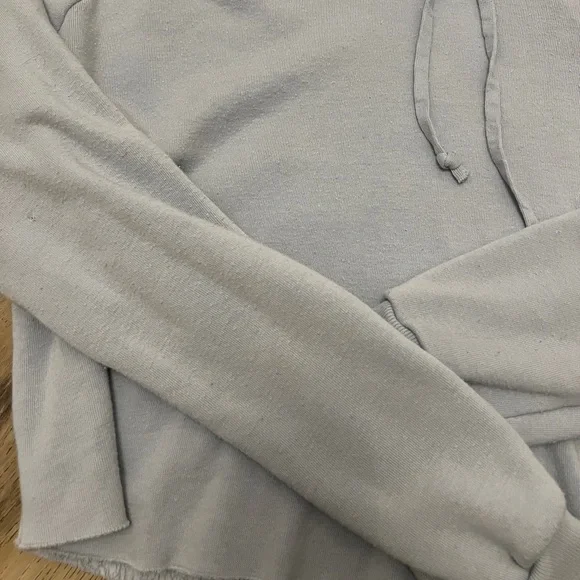 Brandy Melville Light Blue Hoodie - Picture 3 of 5